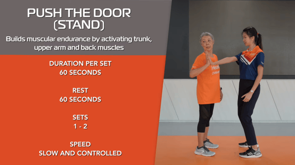 Active Health: Push The Door (Stand)