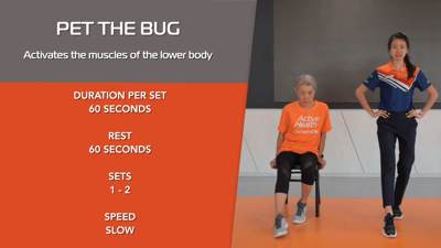Active Health: Pet the Bug
