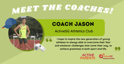 Meet the Coaches - Jason Wong (Athletics)