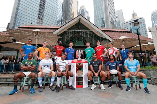 International Rugby Captains spill the tea and have close ice-shaves ahead of the HSBC Singapore Rugby Sevens 2023