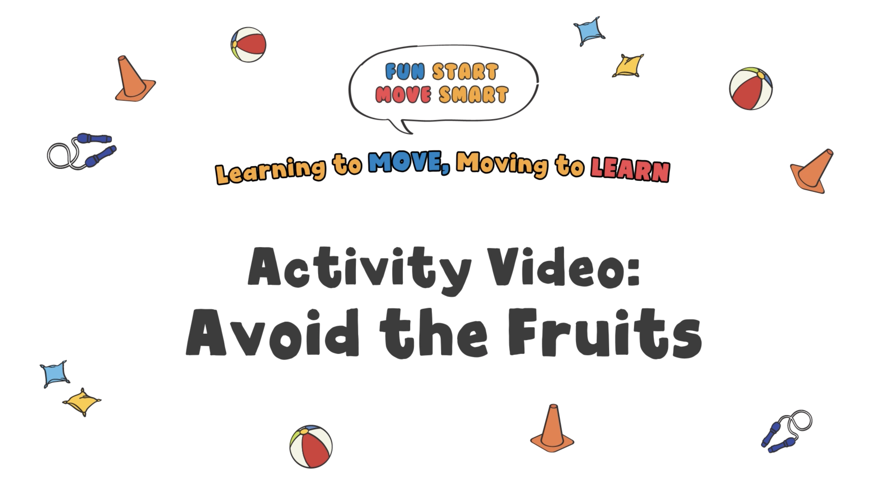 Movement Activity Resources - Movement Activities - Avoid The Fruits
