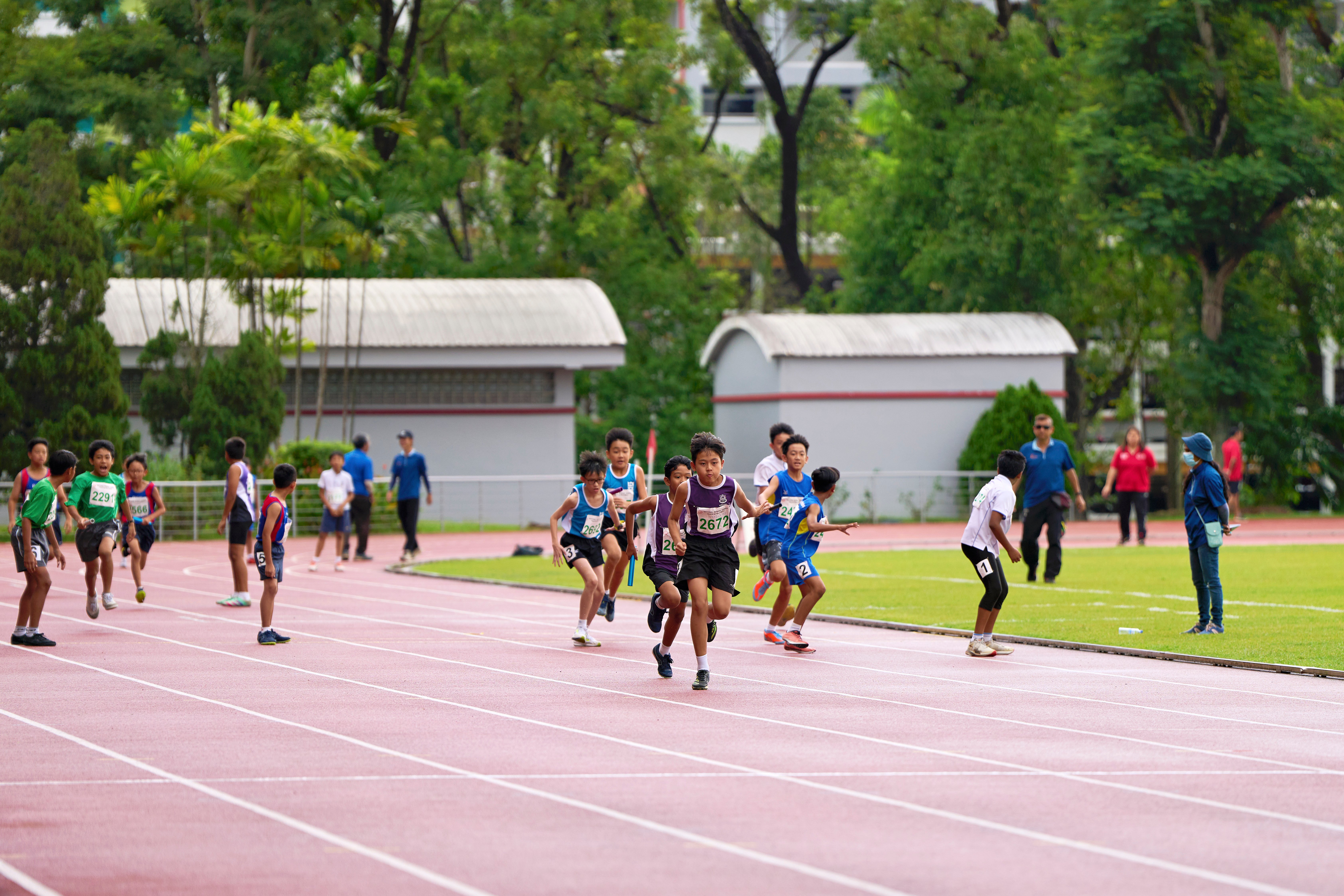 2023-05-16 Pri Sports T&F Championships Photo by Eric Koh, 4 x 50m Relay DSC00182