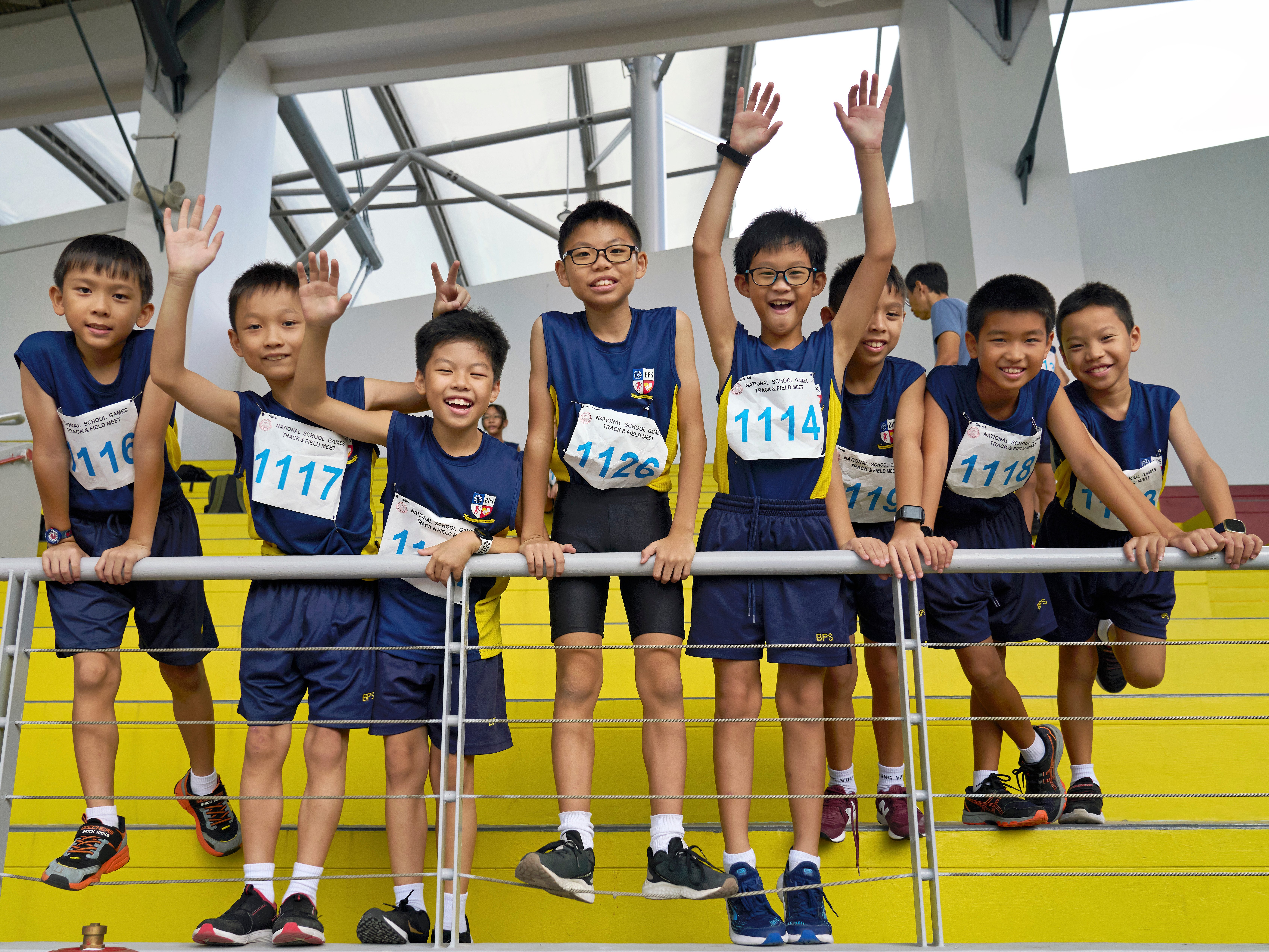 2023-05-16 Pri Sports T&F Championships Photo by Eric Koh, Bendemeer Pri School boys are all ready for their events DSC00078 2