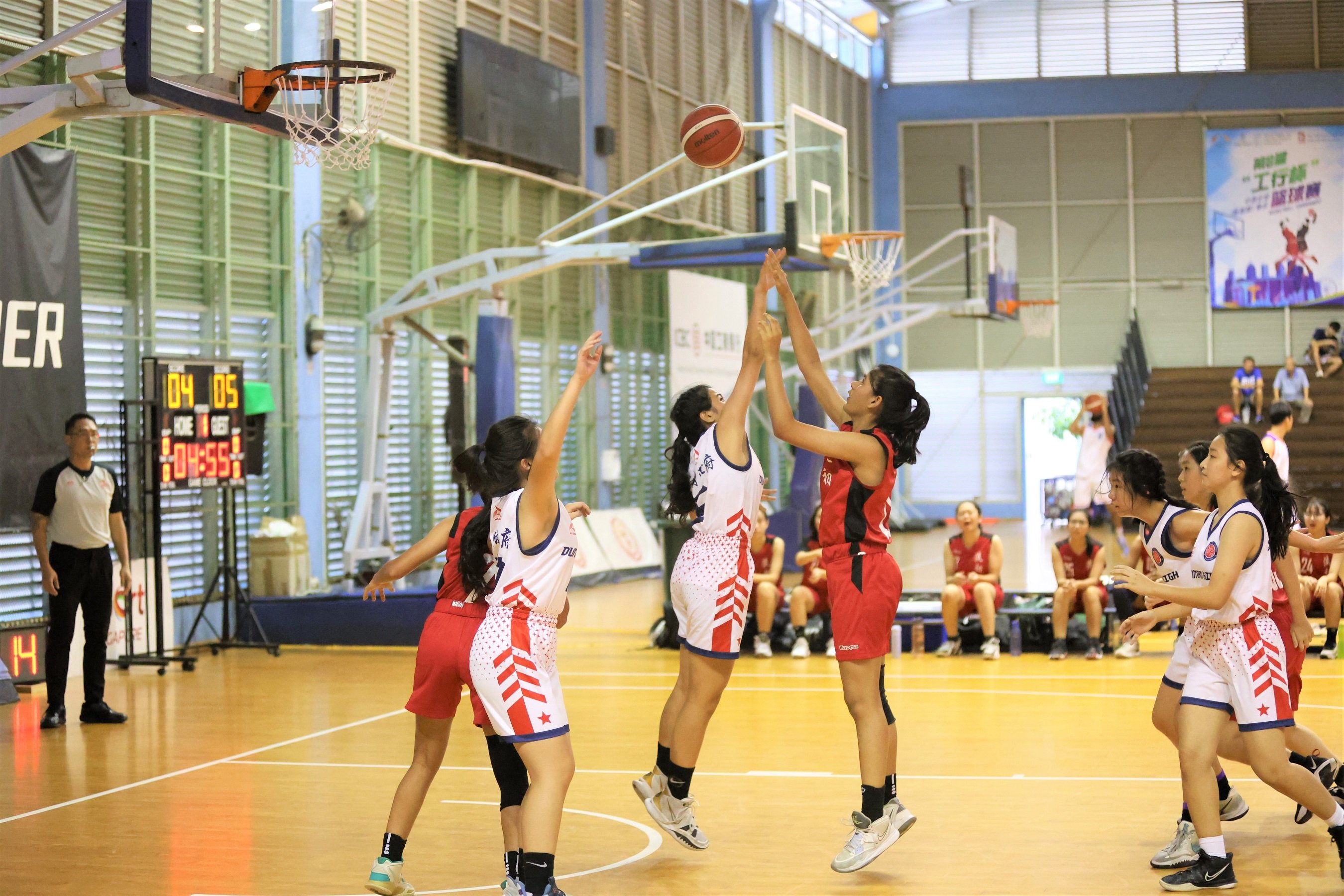 2023-04-28_NSG Basketball Div A Girls - DHS(White) vs TJC(Red)_Photo by Anbumani (5)