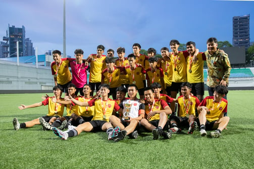 NSG 2023 : Victoria JC defeat Saints in Boys' A Division Football Final Rematch!
