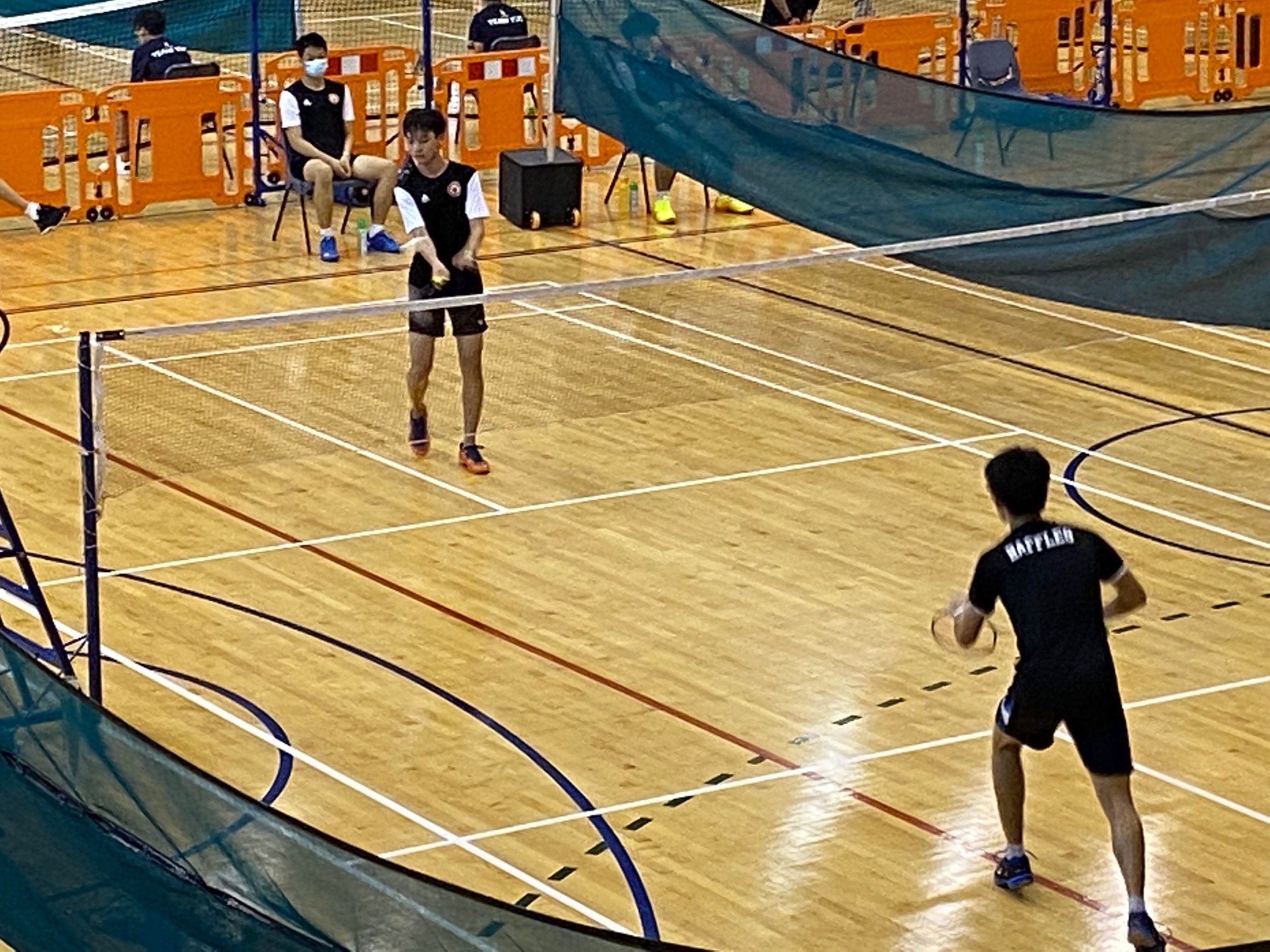 NSG A Div boys badminton - RI vs VJC second singles