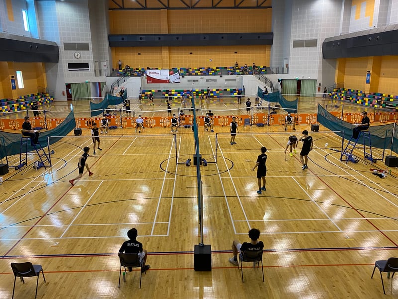 NSG A Div boys badminton - RI vs VJC