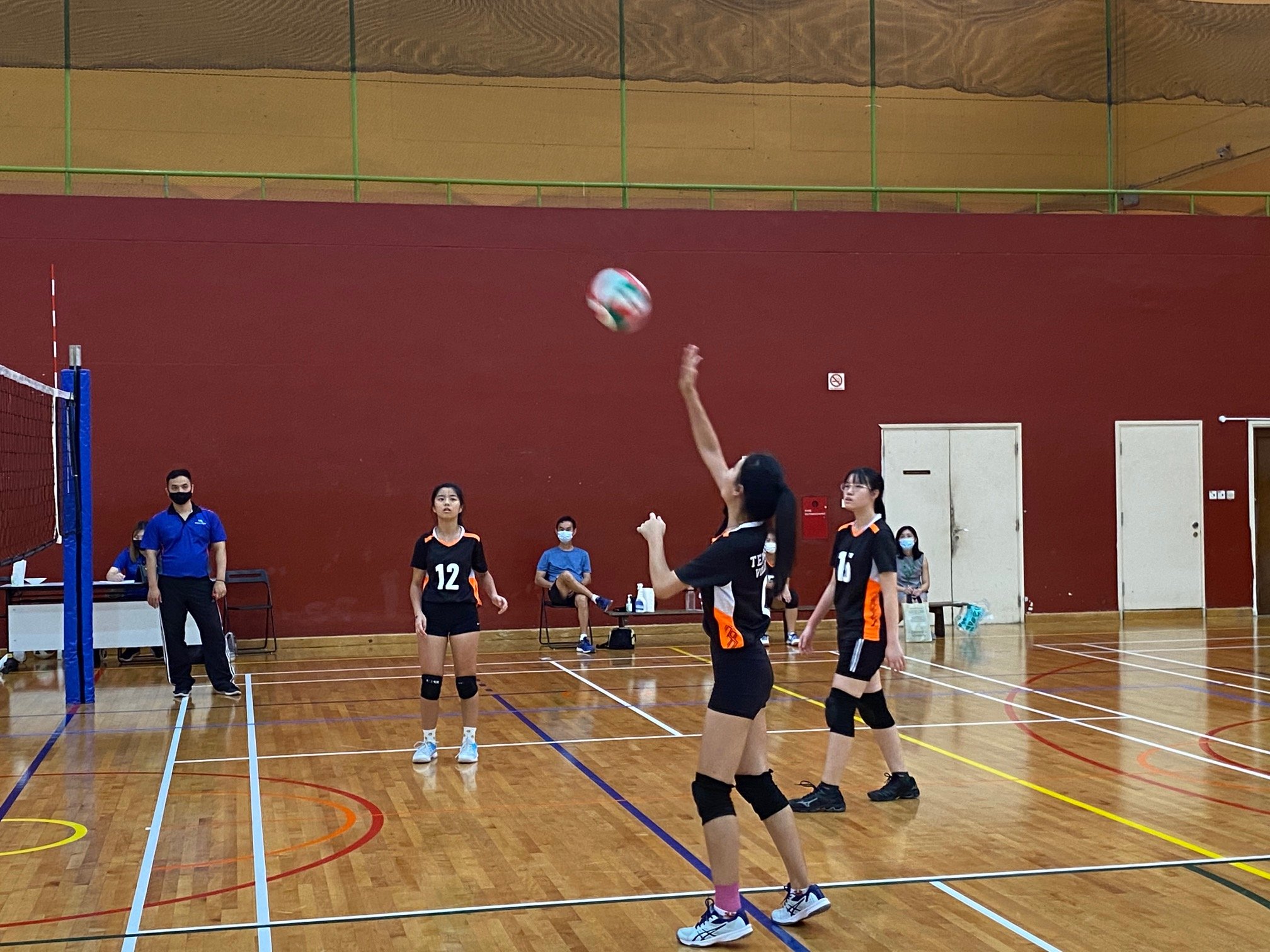 NSG A Div girls’ volleyball prelim rd - ACJC (red) vs TJC (black) 2