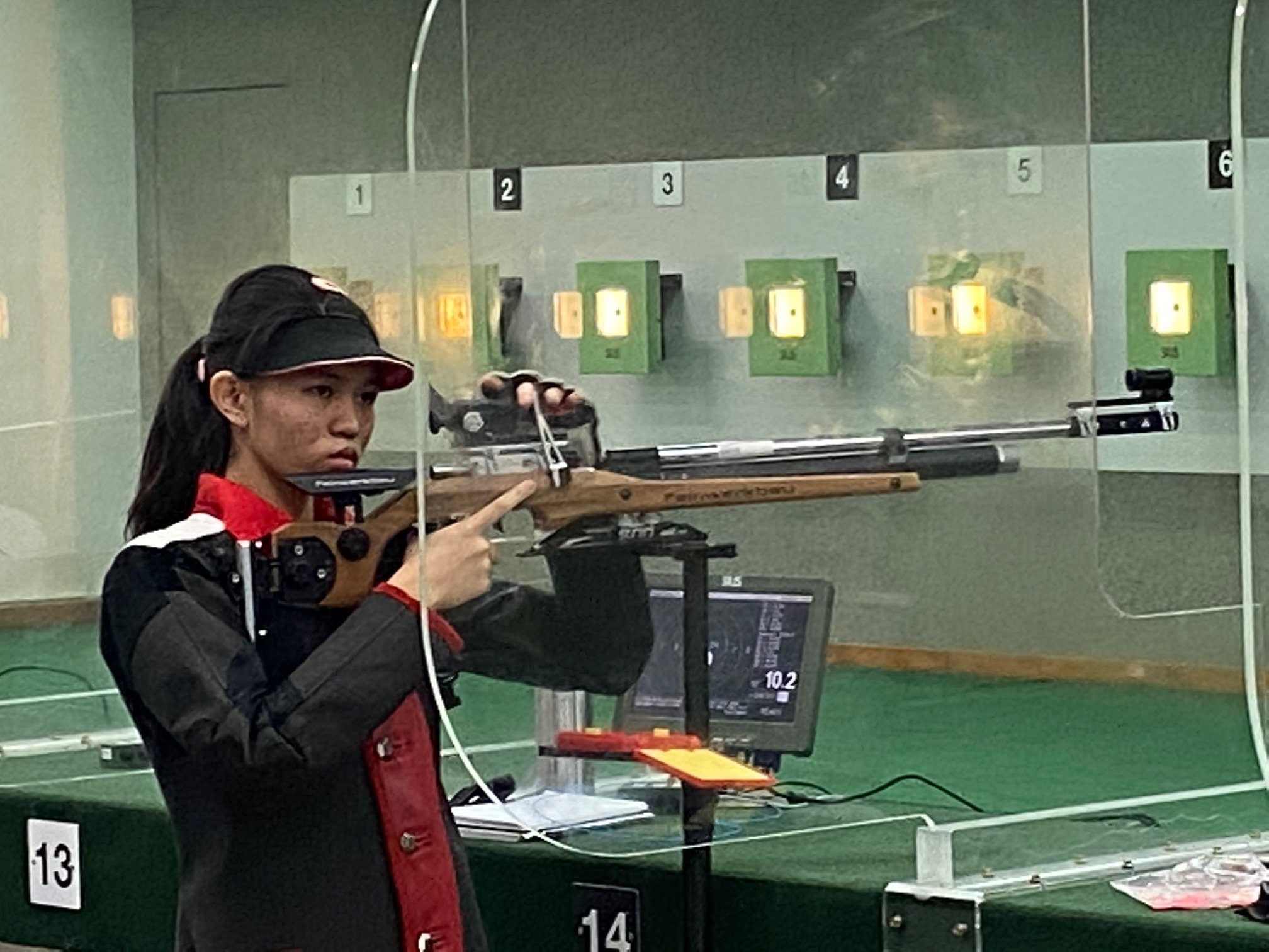 NSG B Div girls shooting championship SSPs Ariana Beh-1