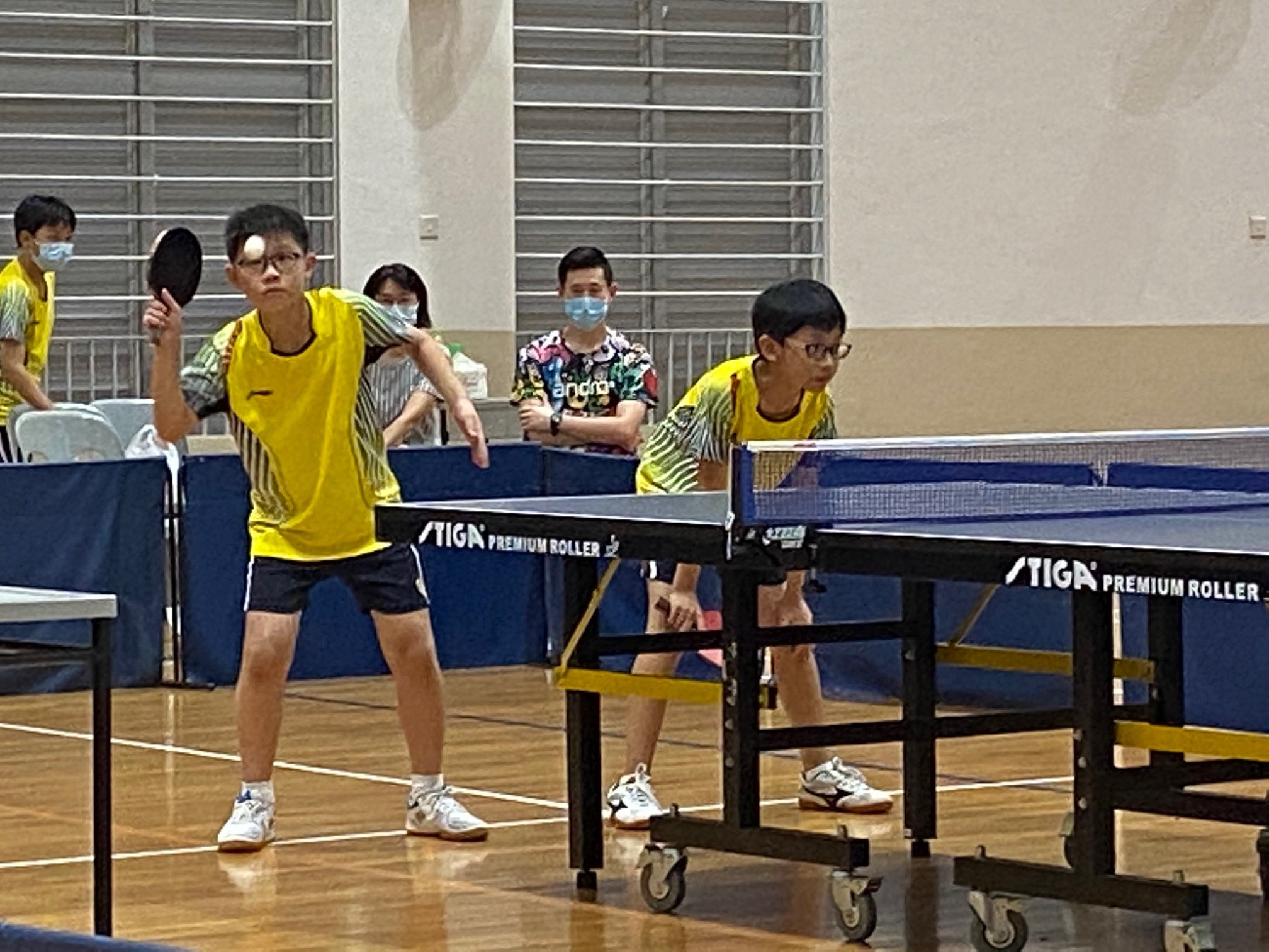 NSG East Zone Snr Div boys table tennis final - first doubles