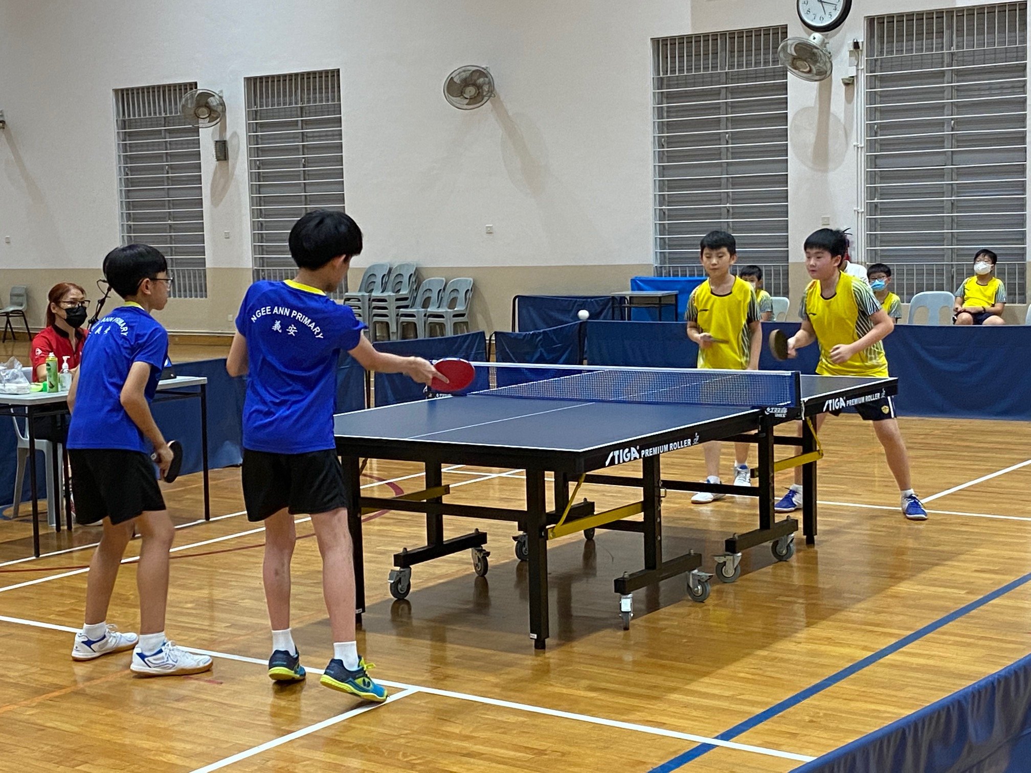 NSG East Zone Snr Div boys table tennis final - second doubles