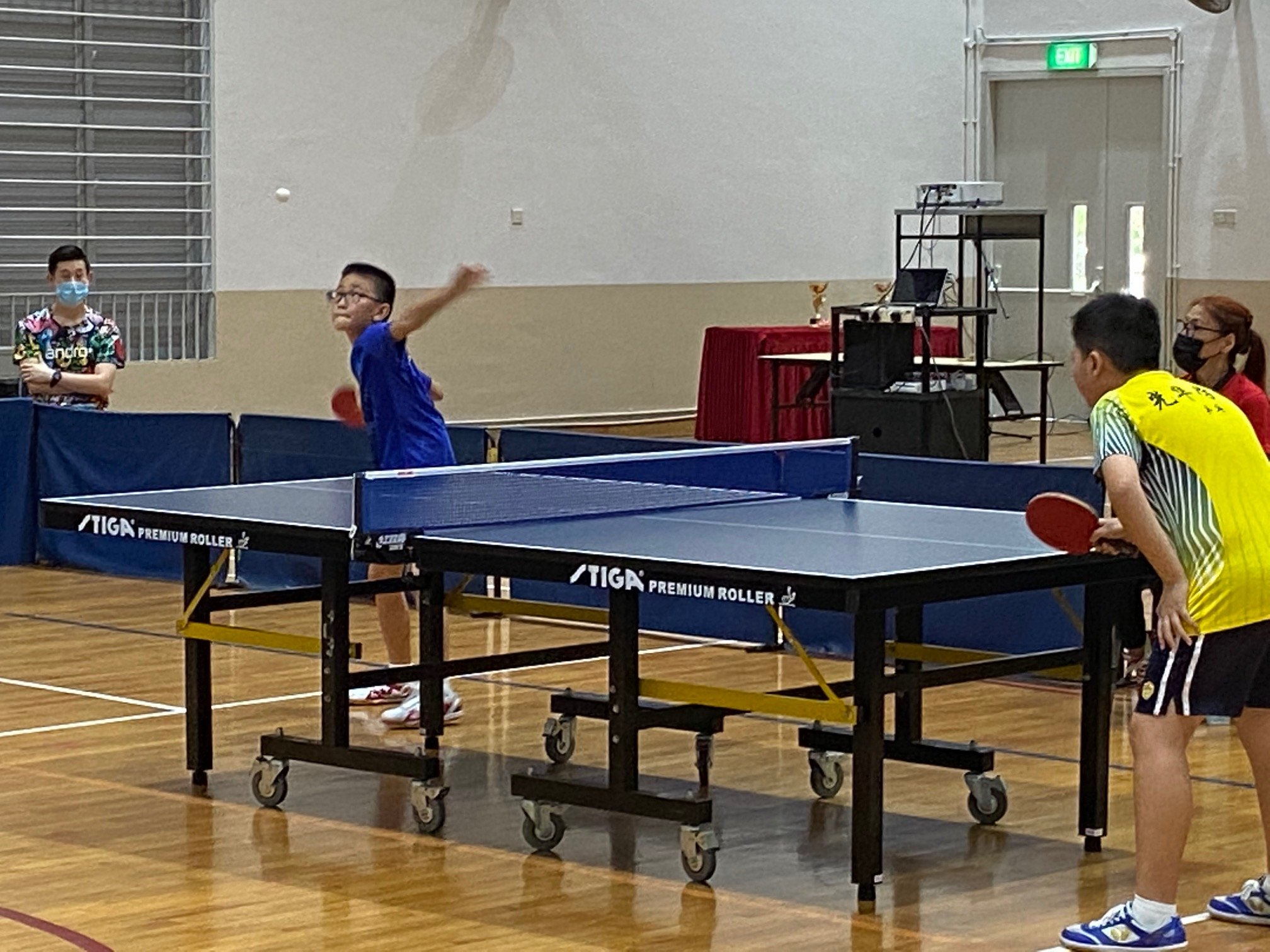 NSG East Zone Snr Div boys table tennis final - second singles