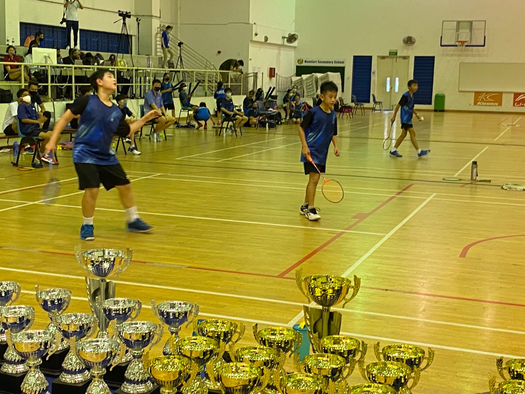 NSG Snr Div North Zone boys’ badminton final - Rosyth second doubles-1