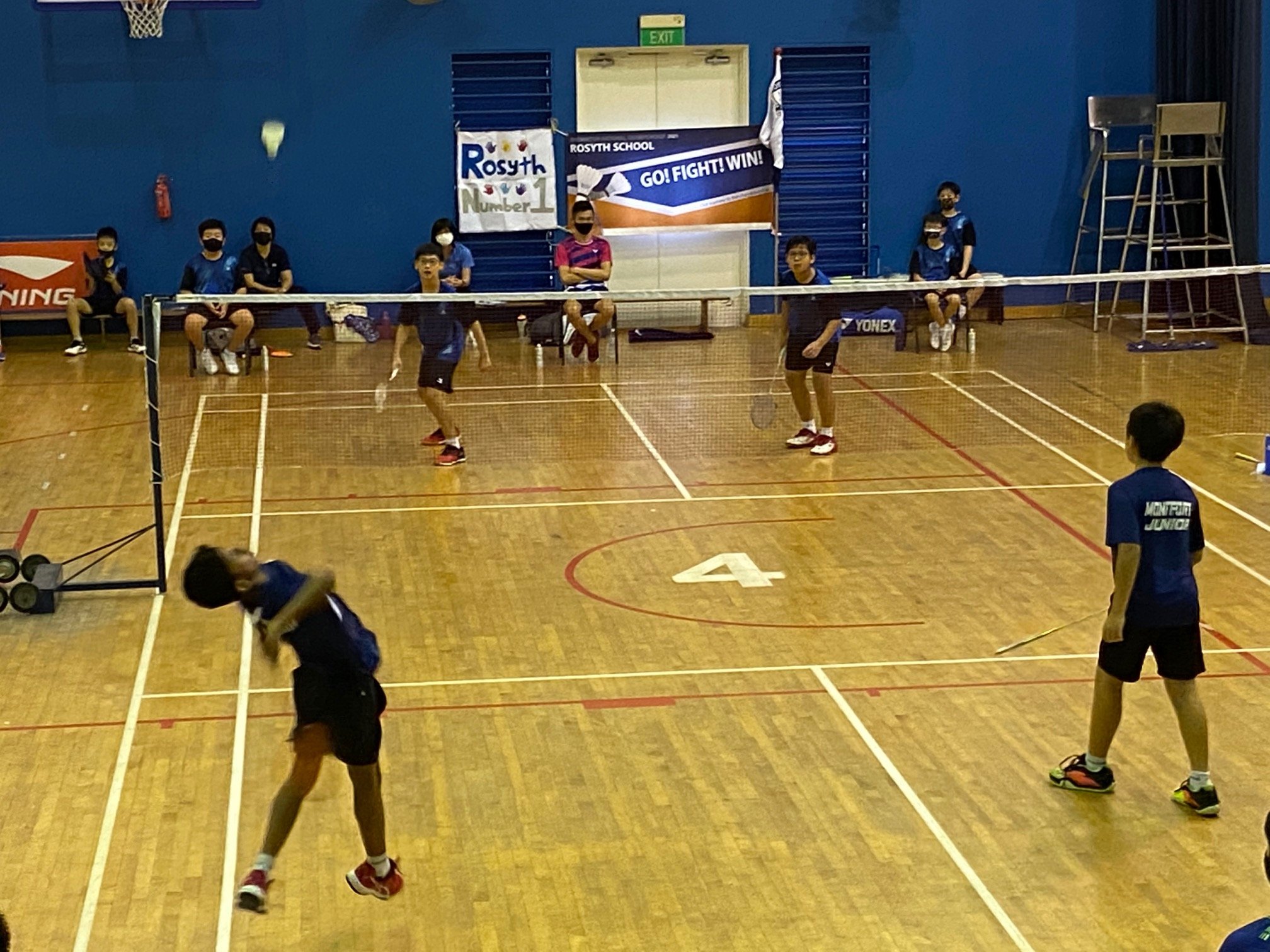 NSG Snr Div North Zone boys’ badminton final - first doubles