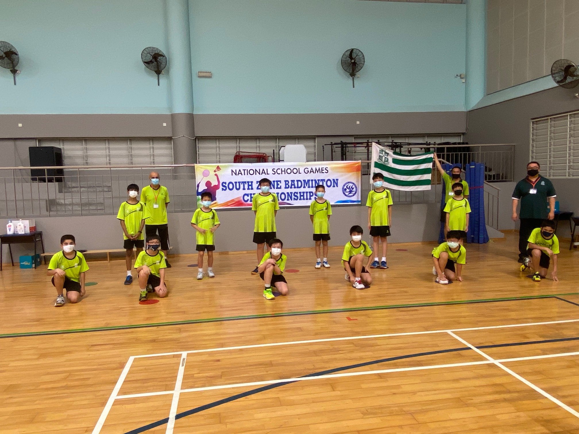 NSG Snr Div South Zone boys’ badminton_ SJI Junior 2-1