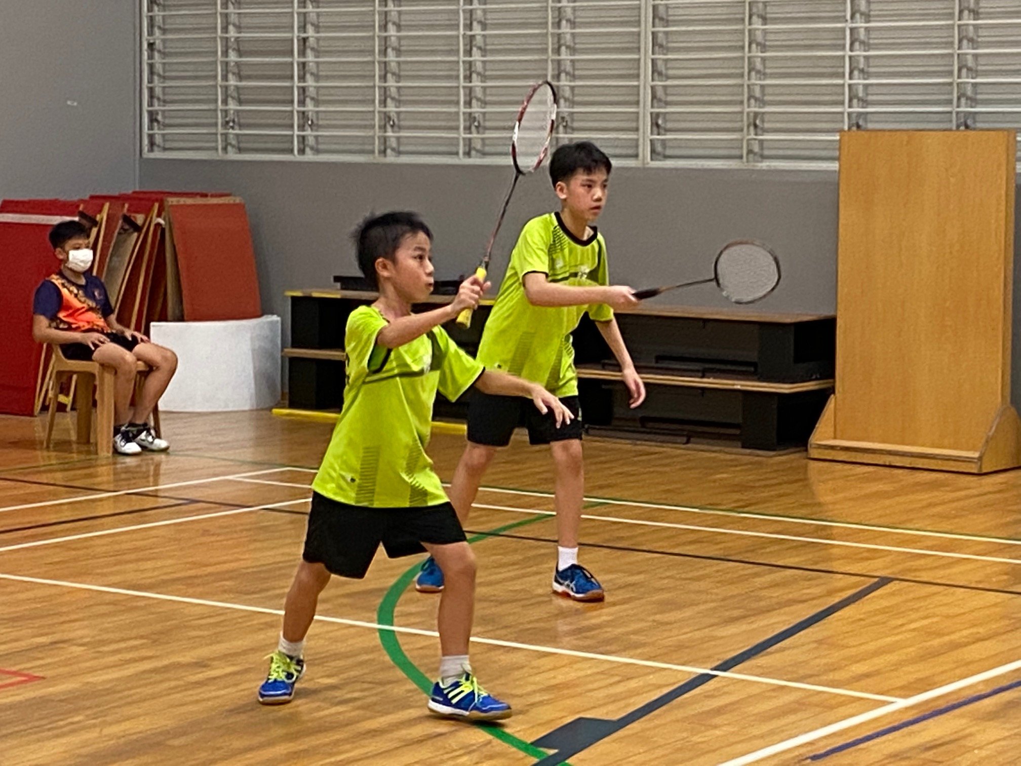 NSG Snr Div South Zone boys’ badminton_ SJI Junior first doubles