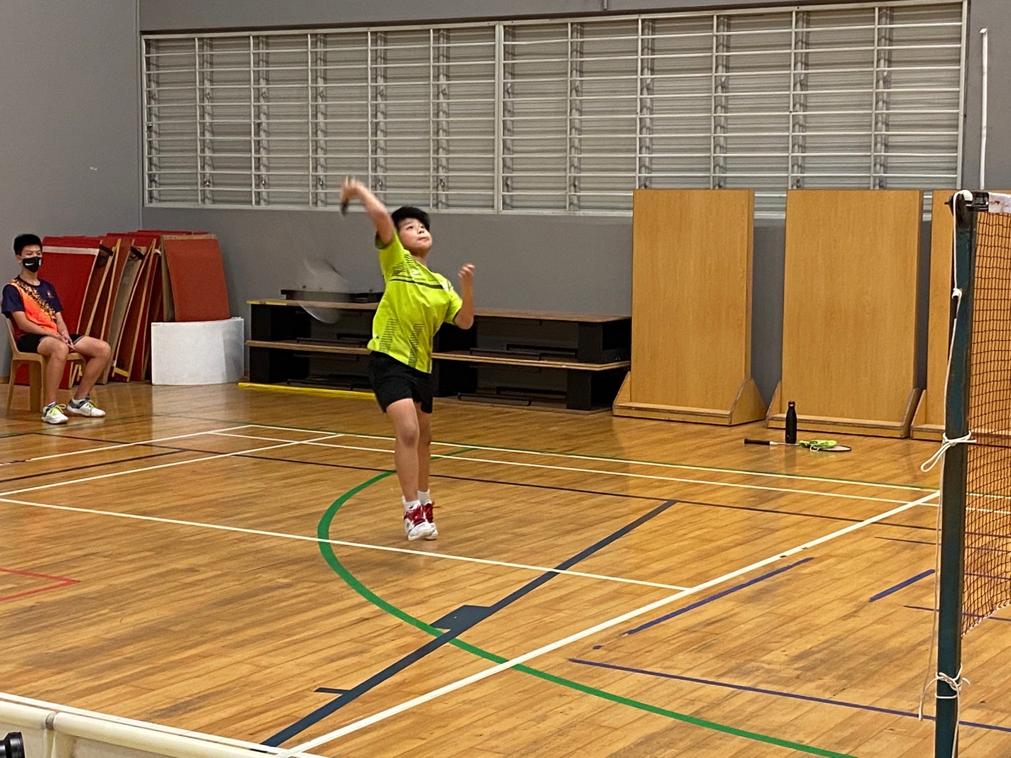 NSG Snr Div South Zone boys’ badminton_ SJI Junior second singles