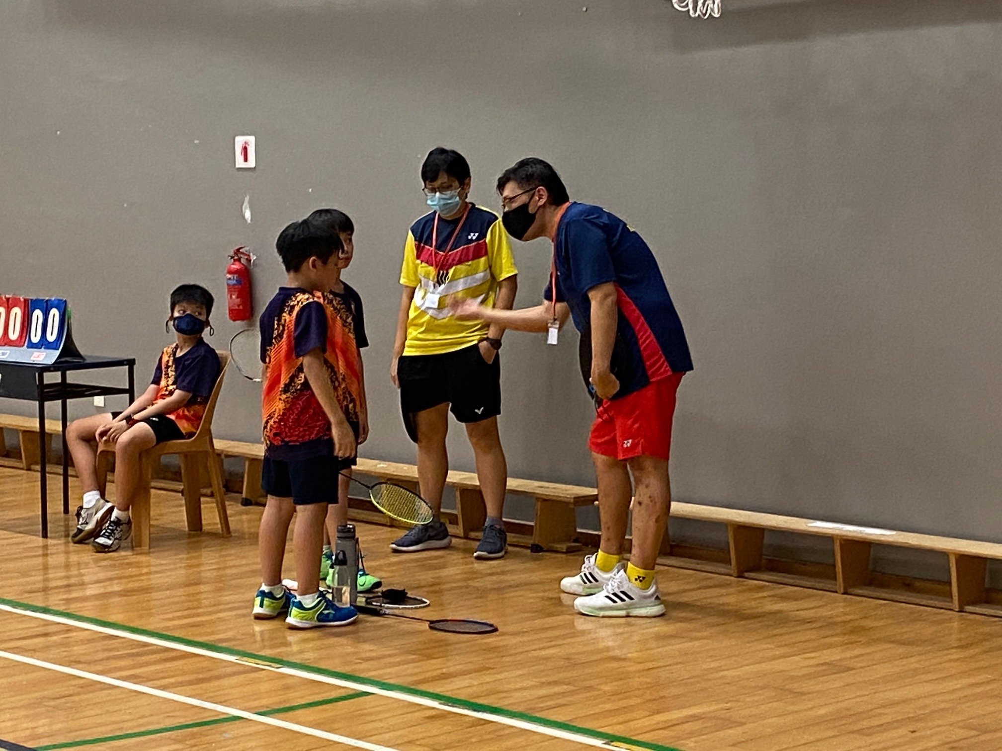 NSG Snr Div South Zone boys’ badminton_ACS Primary first doubles