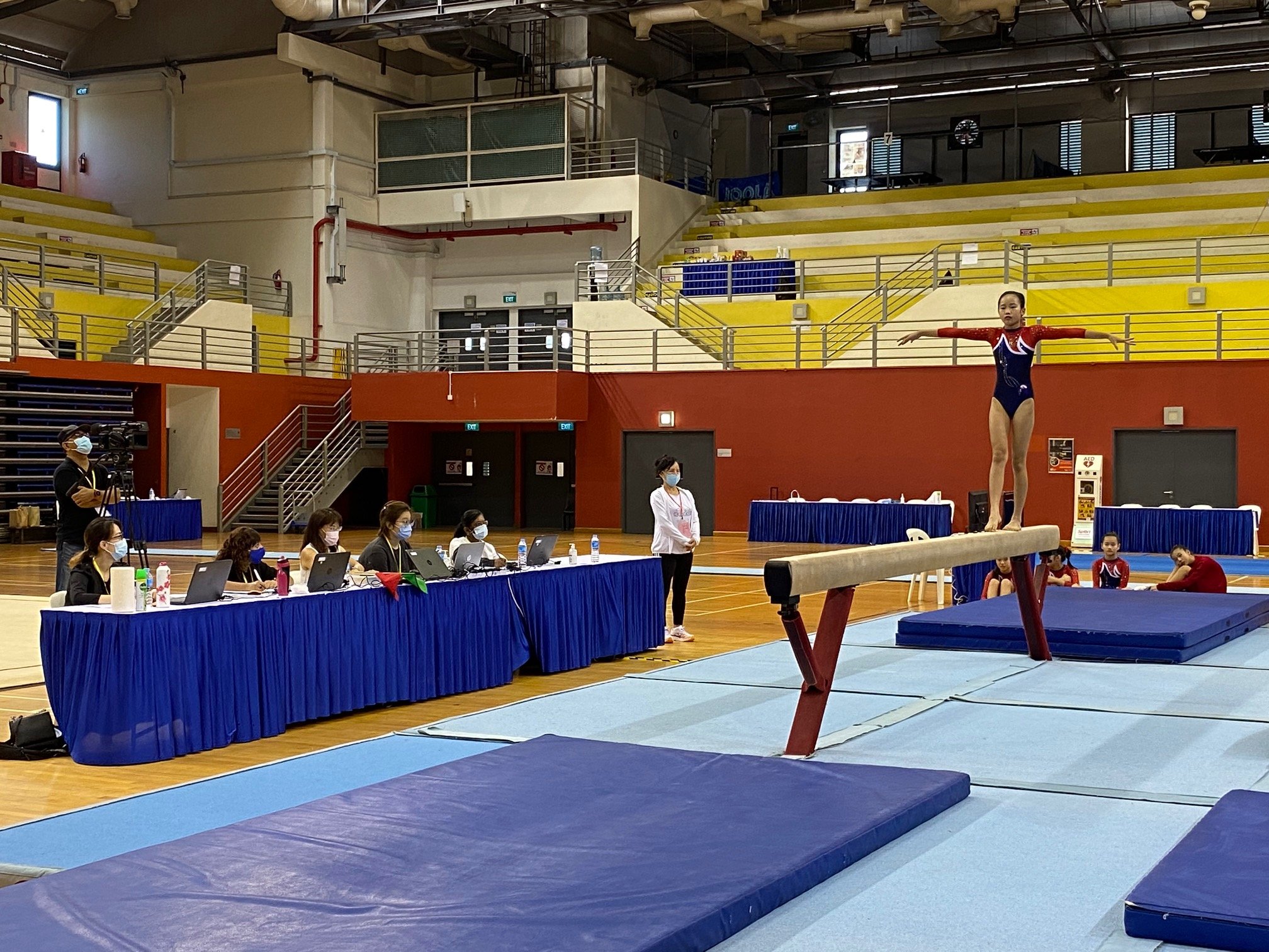 NSG Snr Div gymnastics - balance beam (Ai Tong) 2