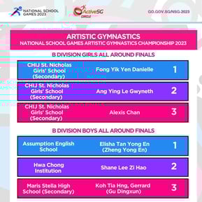  Artistic Gymnastics B Div Finals