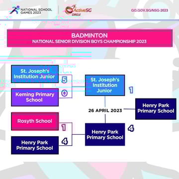 Badminton Senior Div Boys Finals