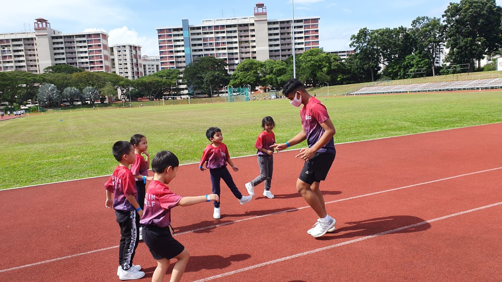 Nabil at a SportCares Programme