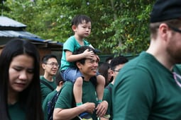 One of the walkaton with family-1
