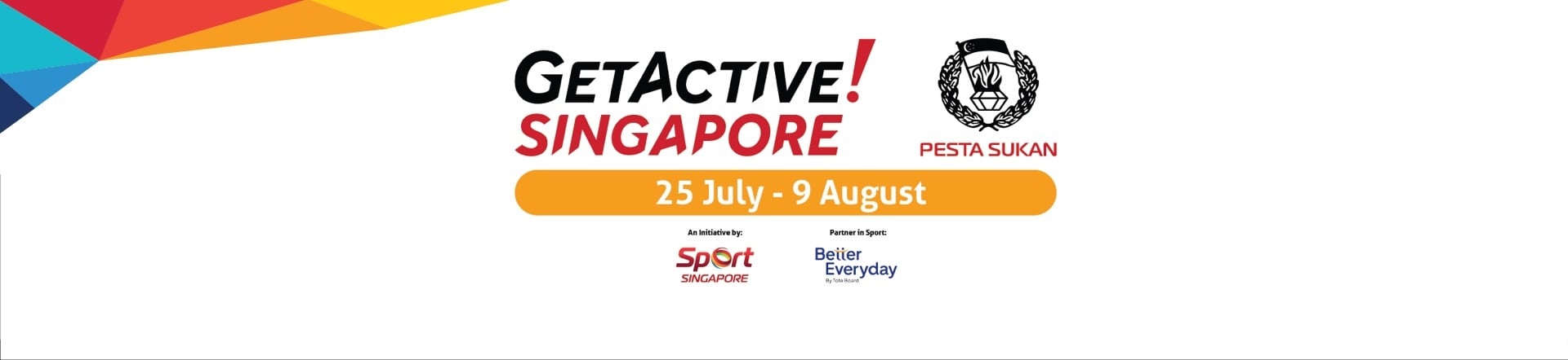 Pesta Sukan Landing Page Web Banner