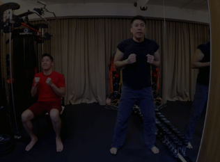 Kickbox with Seniors