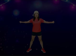 Stretch Band Virtual Blast with Kelly Pop!