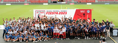 Student-Athletes Compete in First-ever 8v8 Football event at National Stadium!