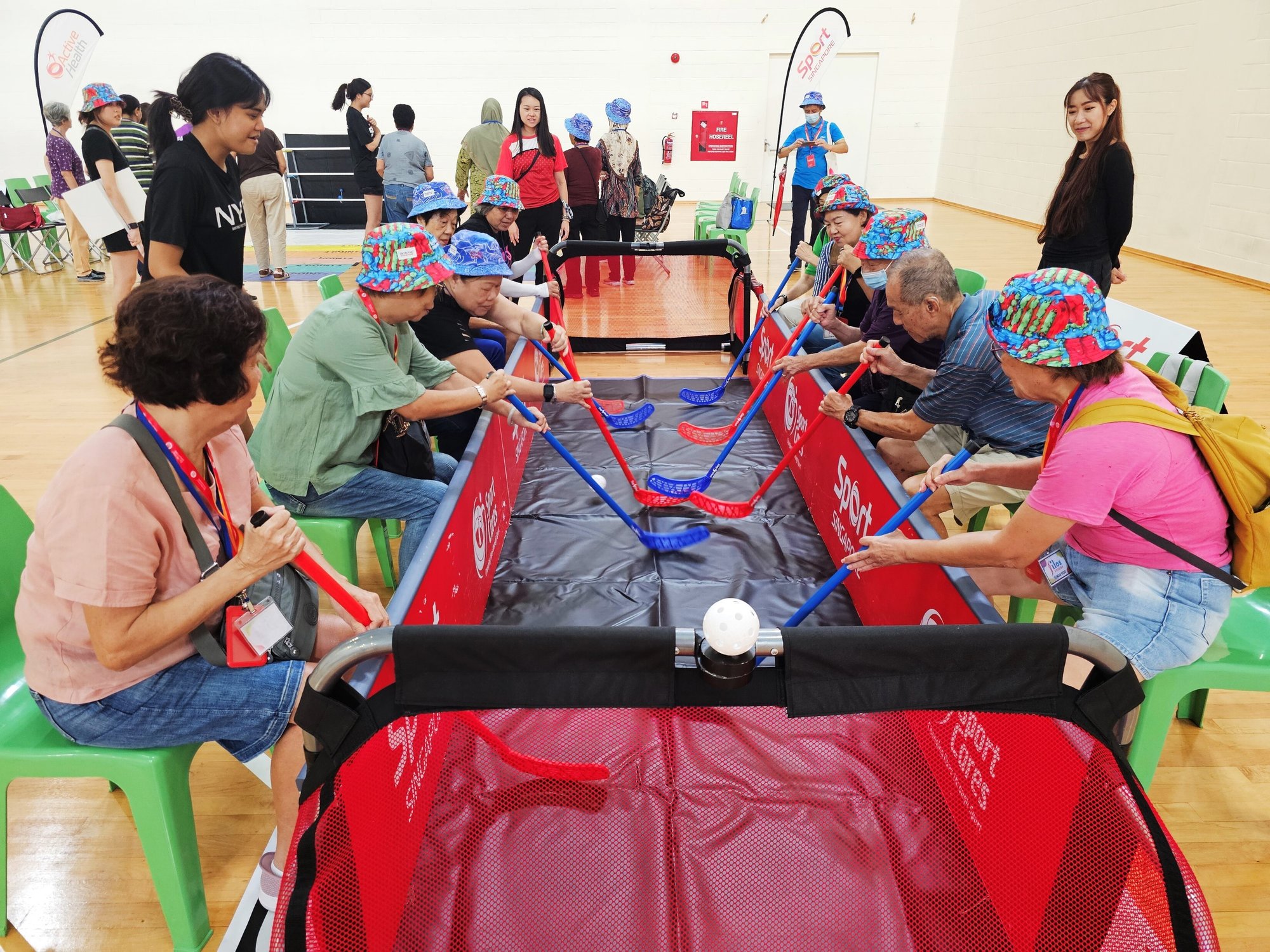 Seated Floorball
