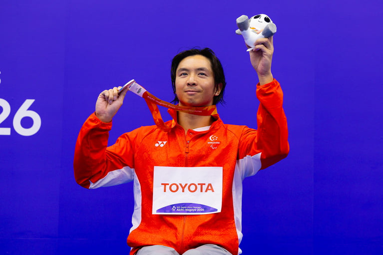 Asian Para Games 2026: Fruitful Final Day in the Pool for Singapore as Toh Claims Silver, Wong Sets National Record