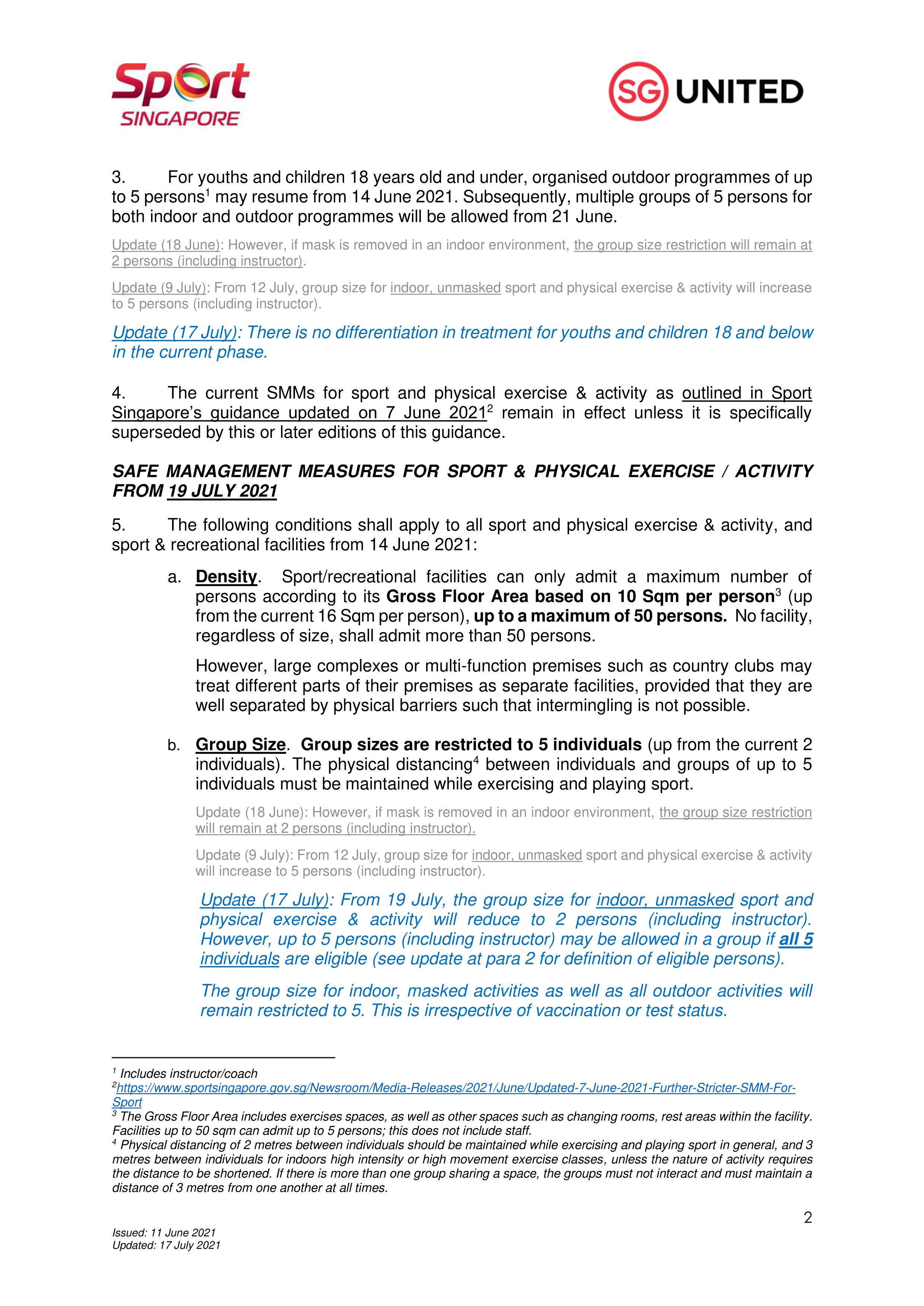 Updated 17 July 2021_Calibrated Easing of SMM for Sport_PE_PA-2