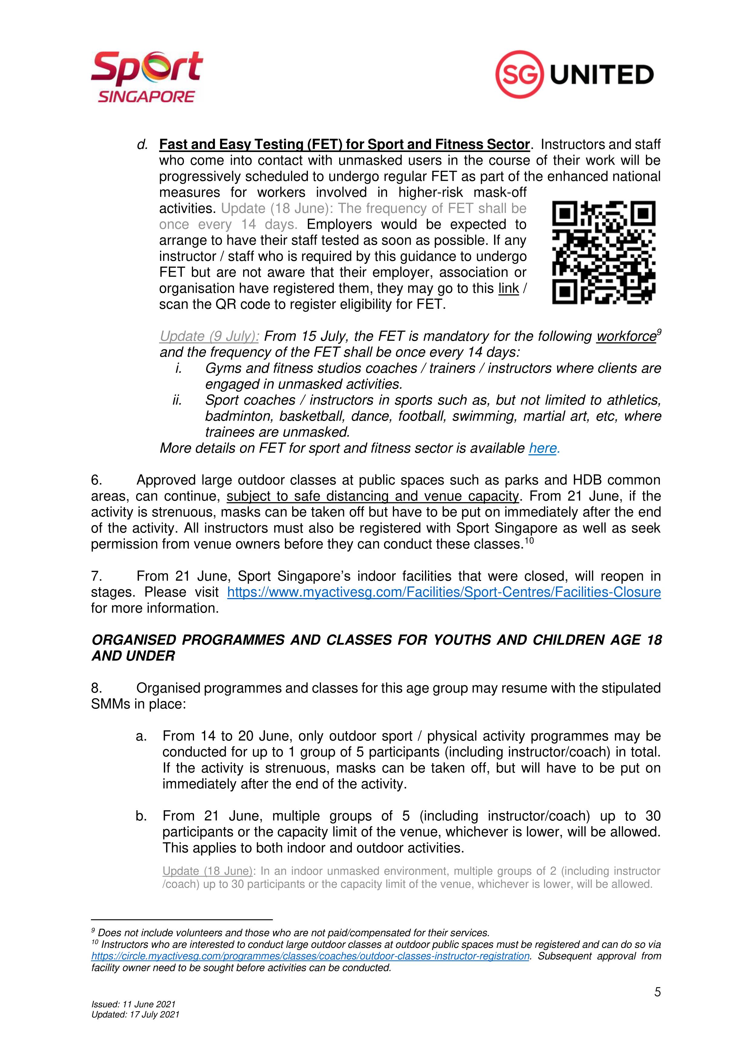 Updated 17 July 2021_Calibrated Easing of SMM for Sport_PE_PA-5