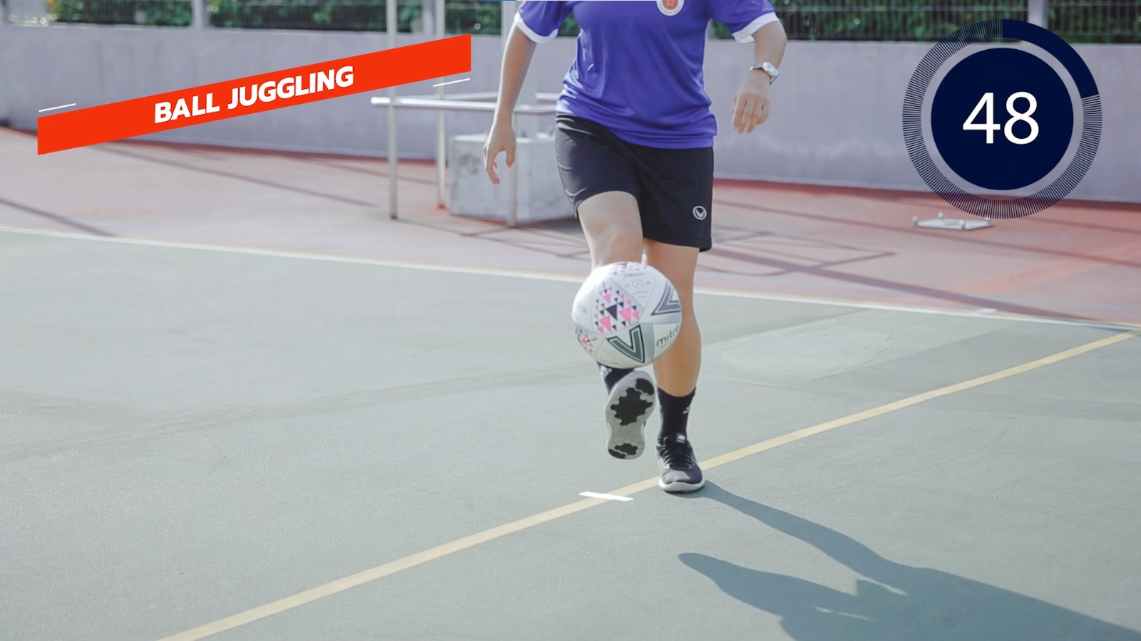 football - ball juggling