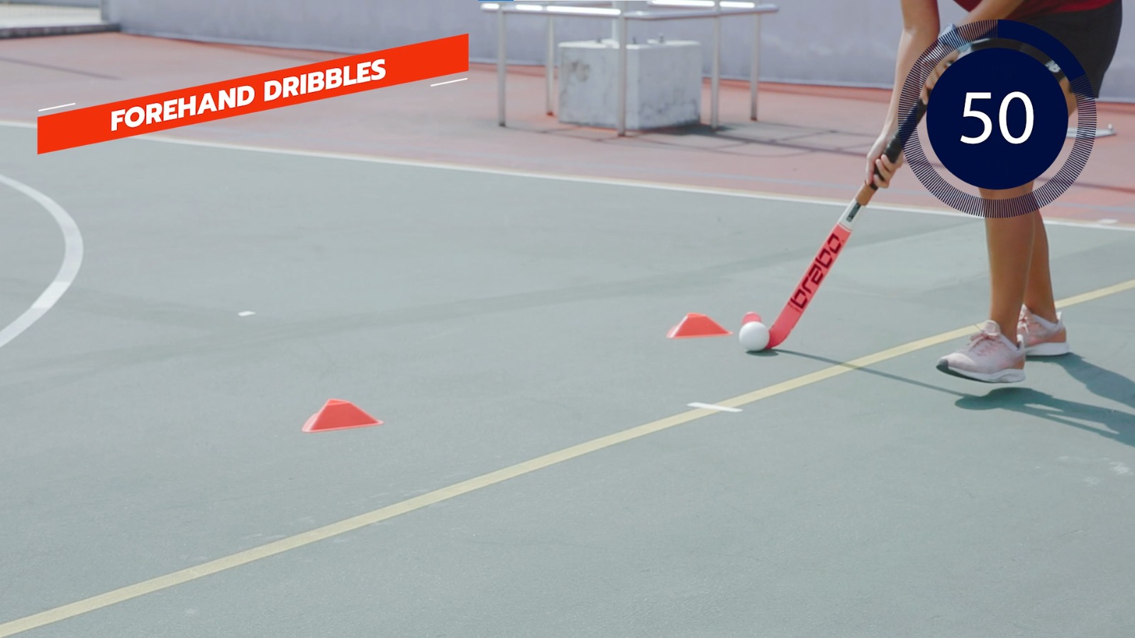 hockey forehand dribbles