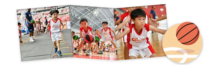 Kids playing Basketball