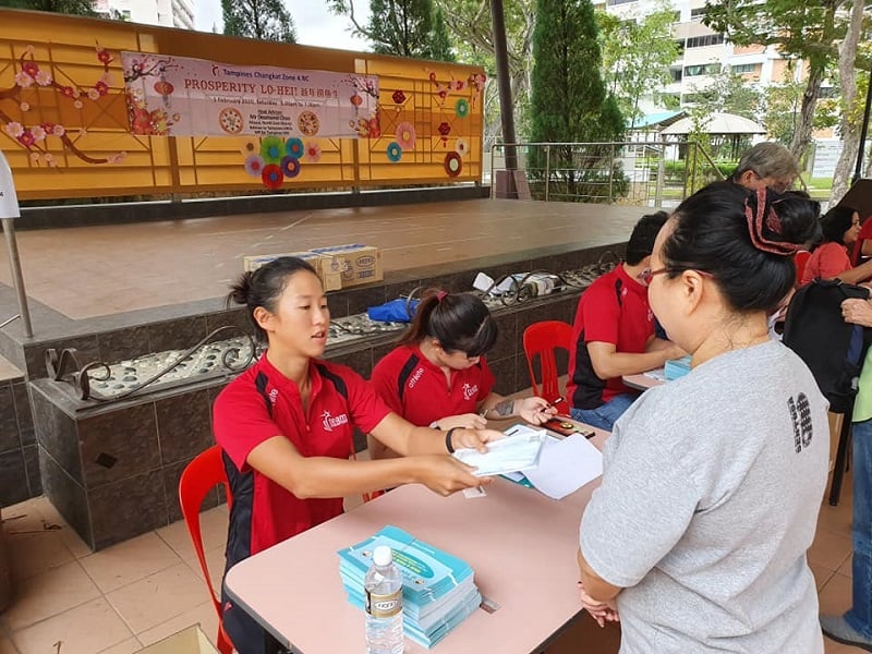 team singapore mask distribution