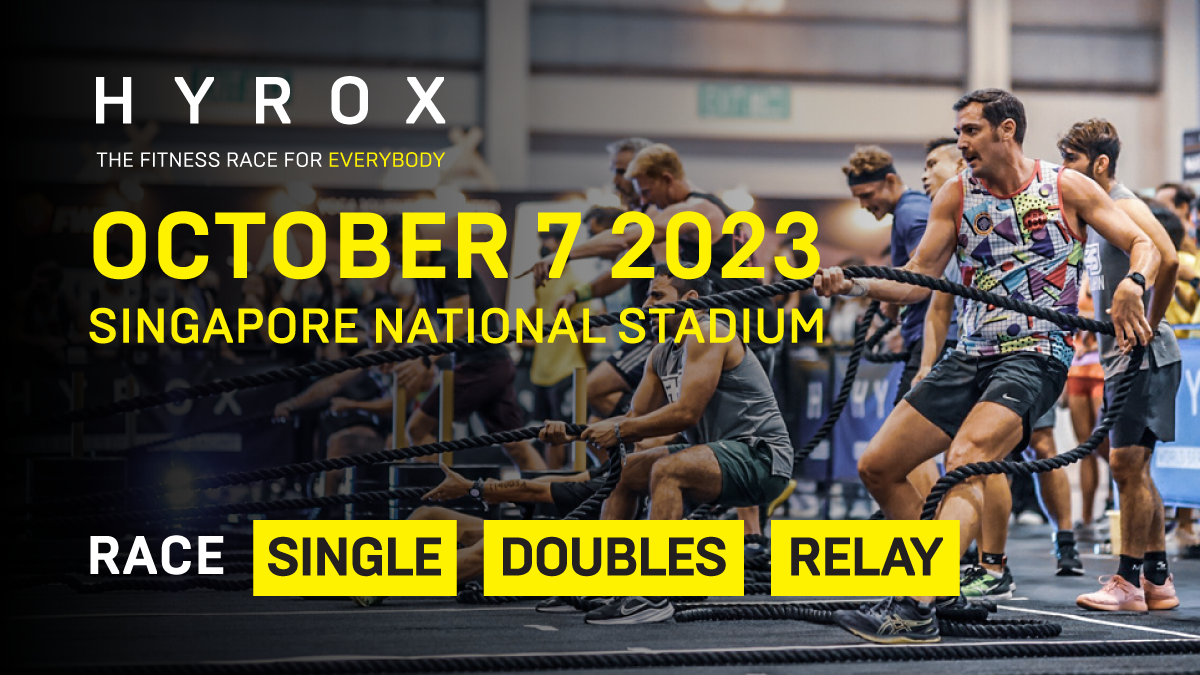 500 Extra Slots Added in 2023 Cigna Healthcare | HYROX Singapore Event at National Stadium