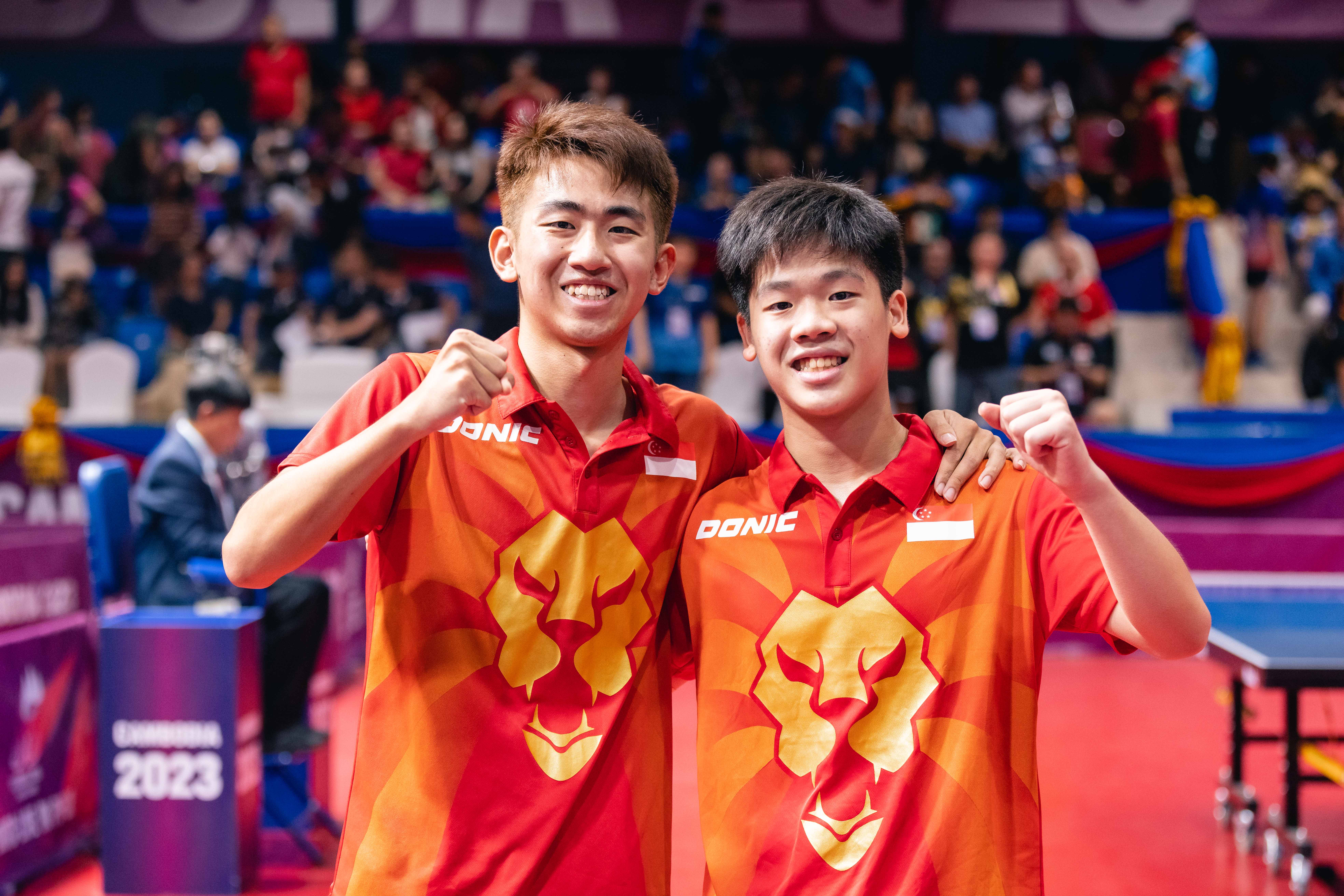 Cambodia 2023: Paddlers hold nerve for table tennis men’s doubles gold