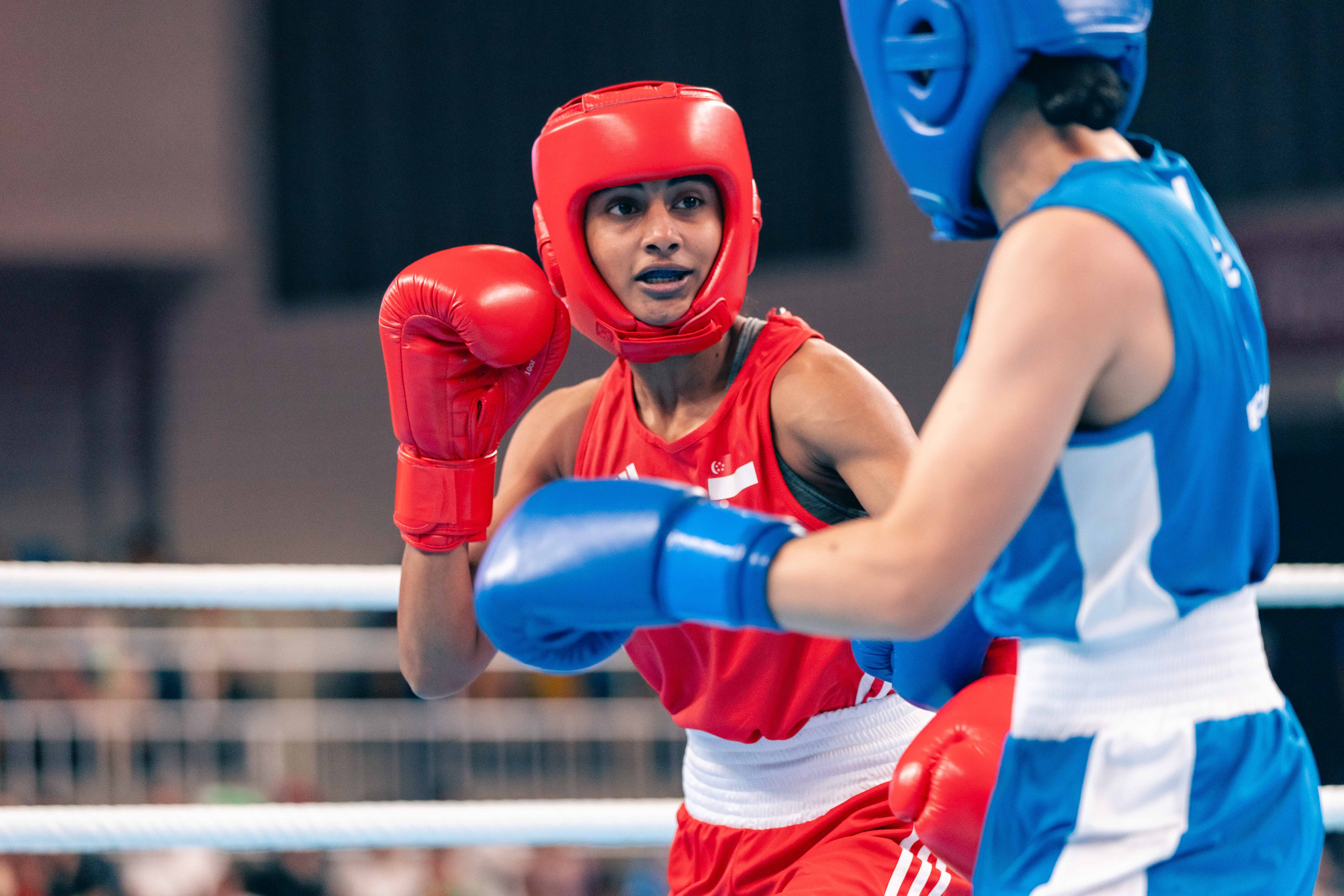 Hangzhou 2022: Danisha makes historic debut for Singapore boxing