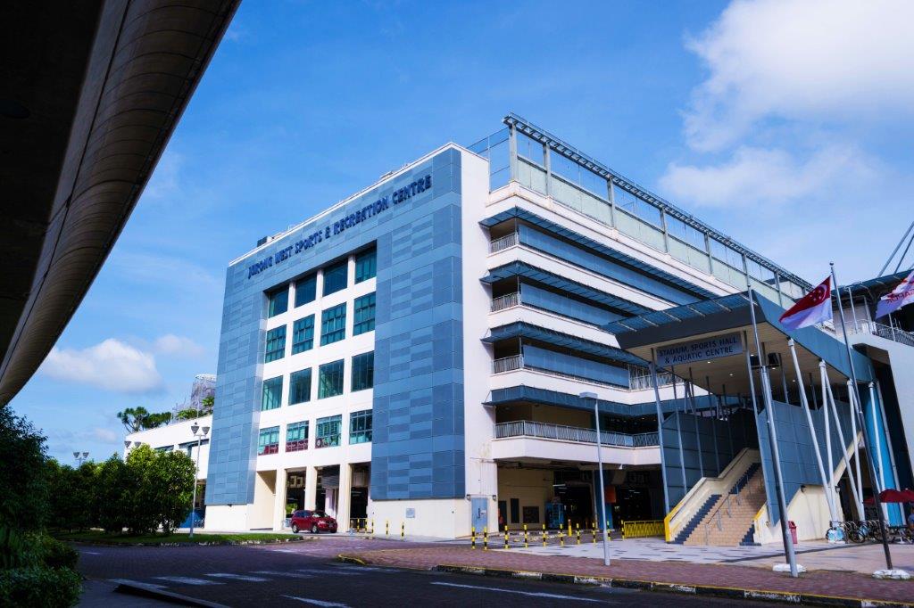 Slide 1 of Jurong West Sport Centre