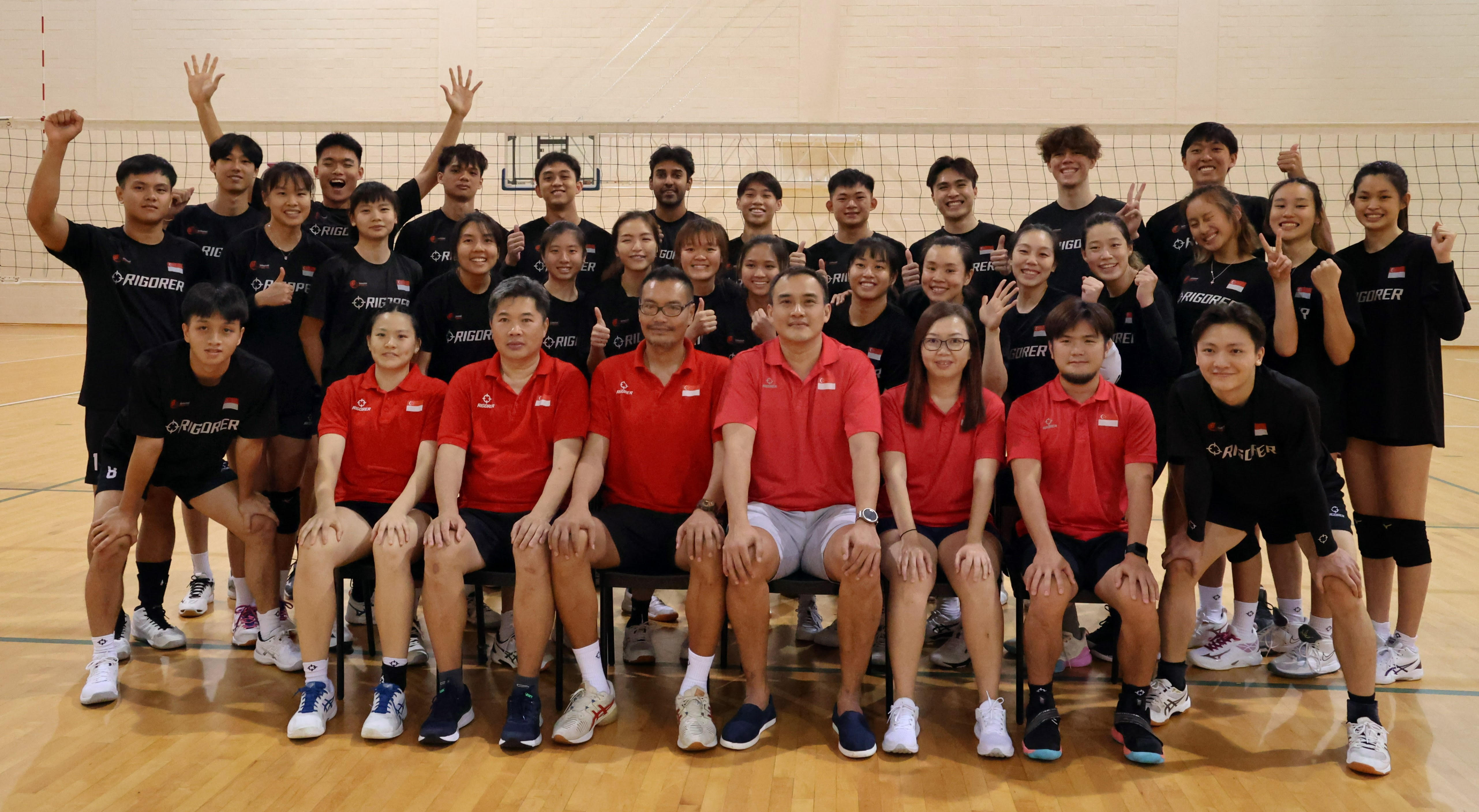 Cambodia 2023 TeamSG's Volleyballers Are Beaming with Confidence