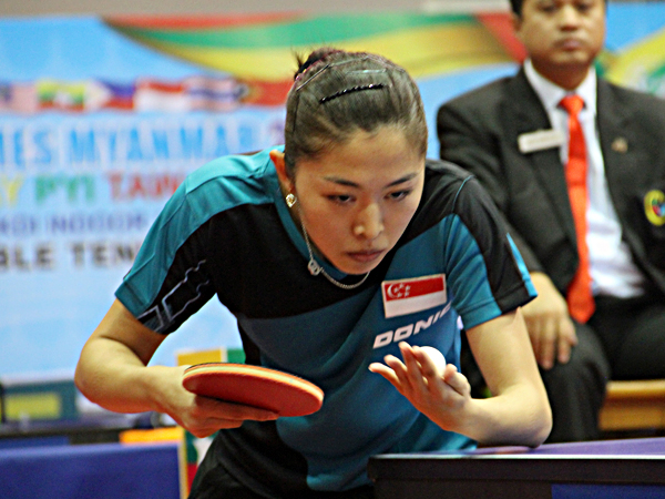 Table Tennis serve toss up activesg