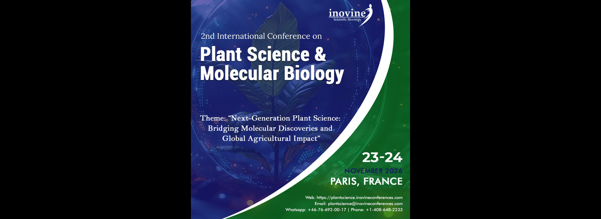 2nd International Conference on Plant Science and Molecular Biology 2026 