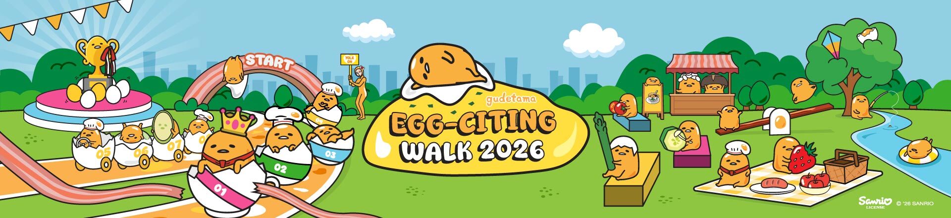 Gudetama Egg-citing Walk 2026