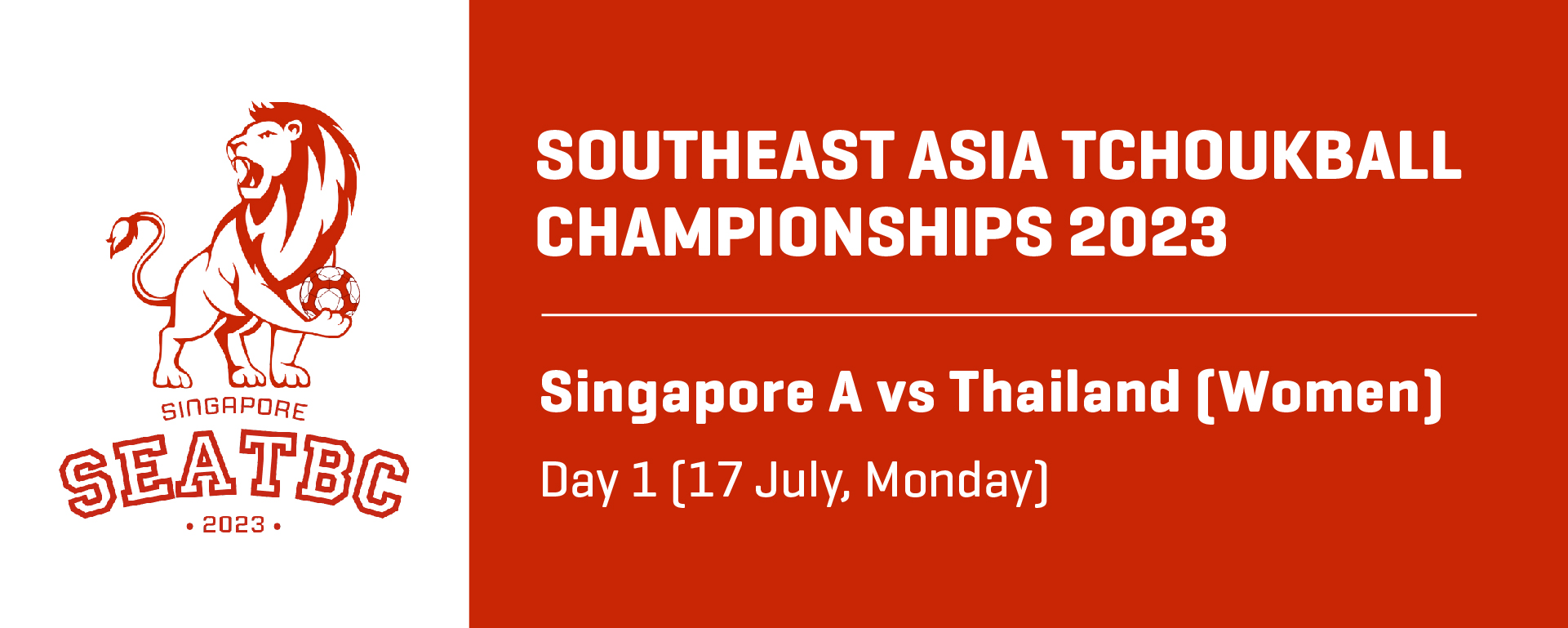Southeast Asia Tchoukball Championships 2023 | Women | Singapore A vs Thailand