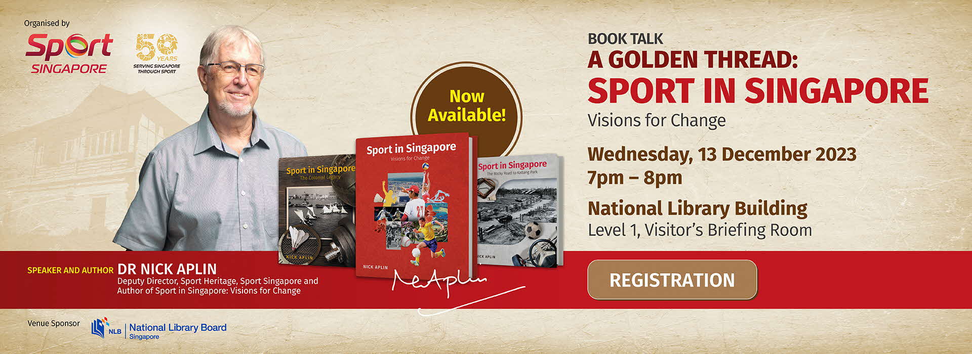 A Golden Thread: Sport in Singapore - Visions For Change Book Talk