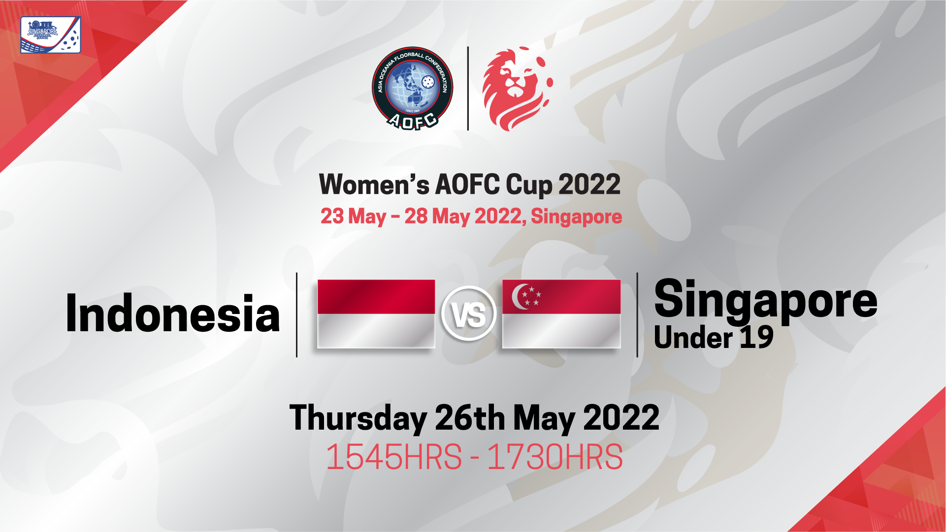 AOFC Indonesia vs Singapore